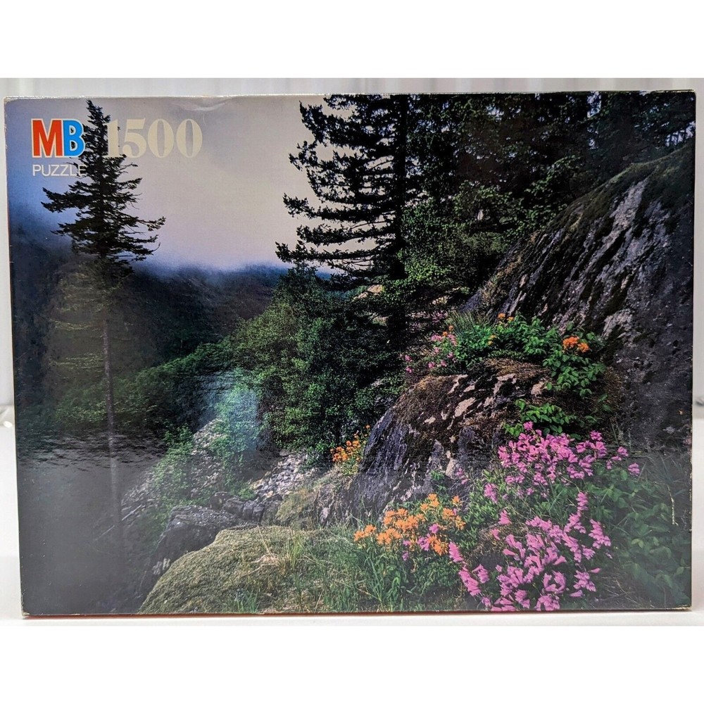 Vintage Mt. Hood, OR Puzzle Milton Bradley 1500 pc. Jigsaw  1992 12+ landscape